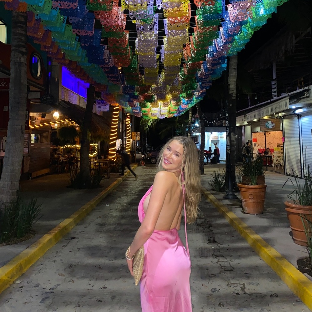 Onarin Stolen Stores Halter Dress